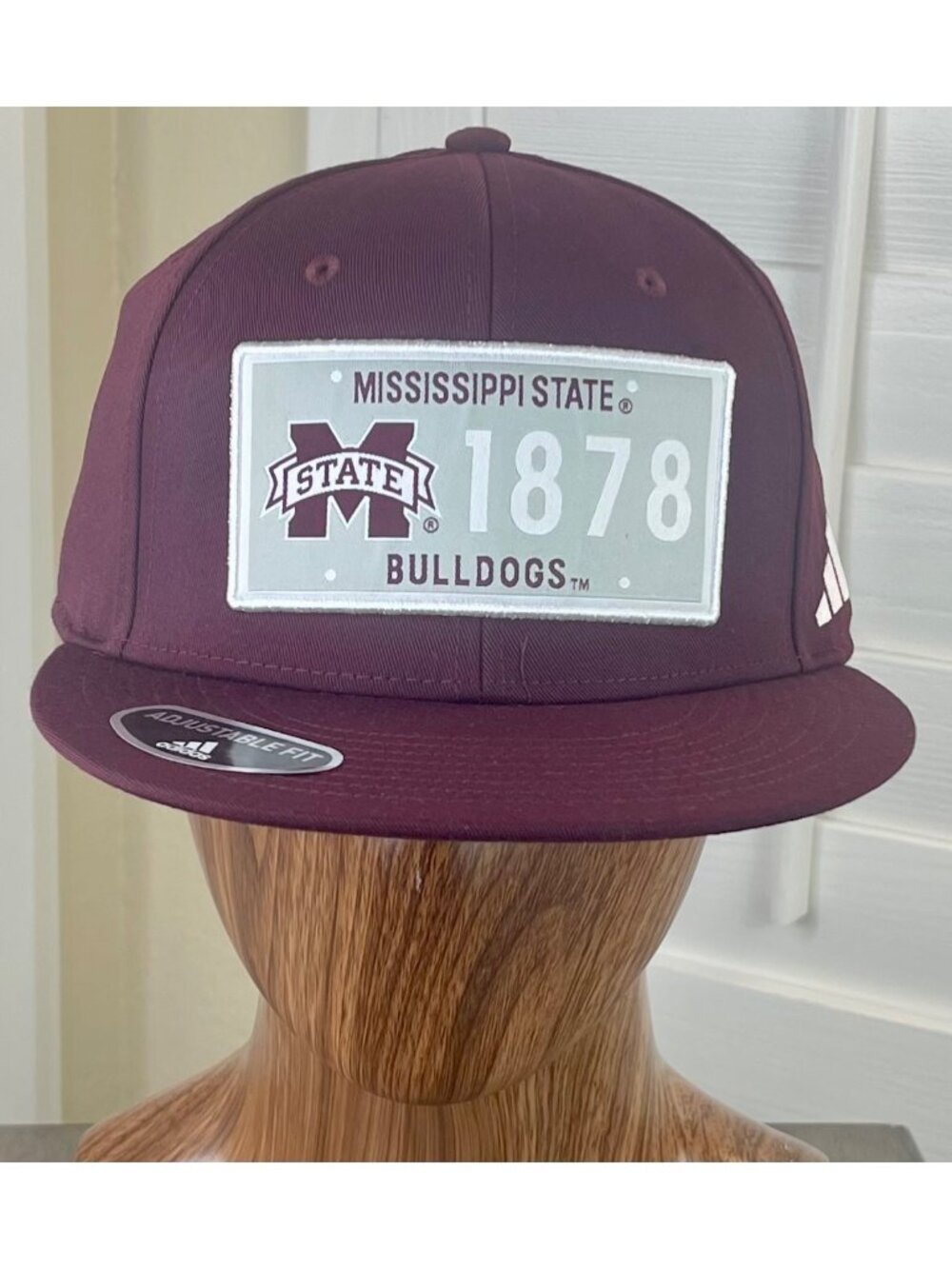 Adidas NCAA Mississippi State Bulldogs Established 1878 Adjustable Snapback Hat